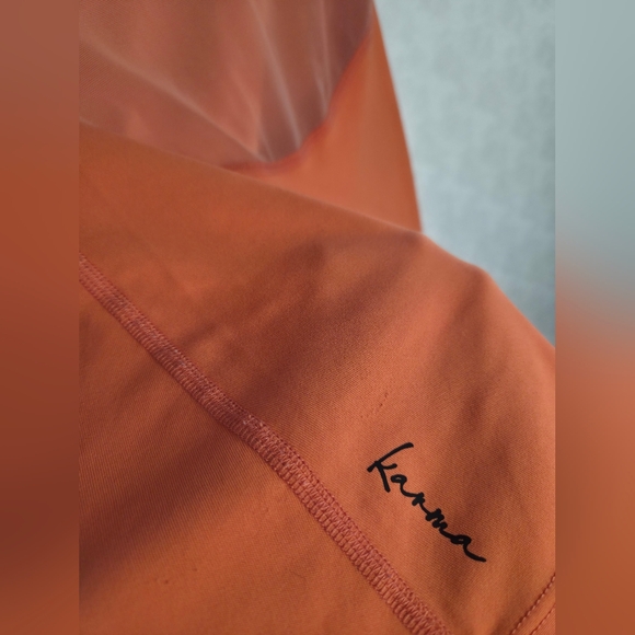 Orange Cap Sleeve Dress - Picture 3 of 5